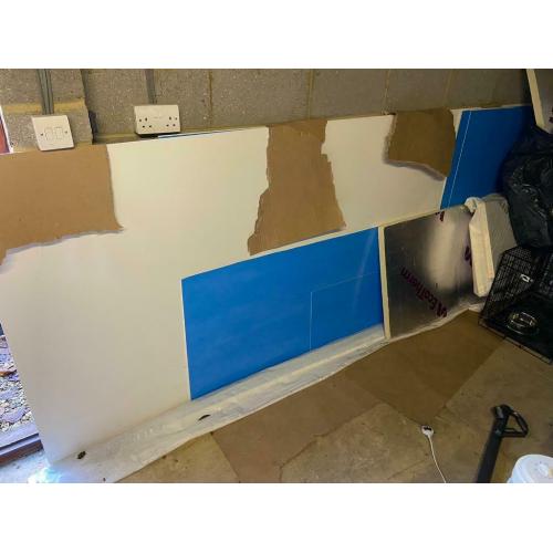 White solid PVC cladding 2mm Gloss white