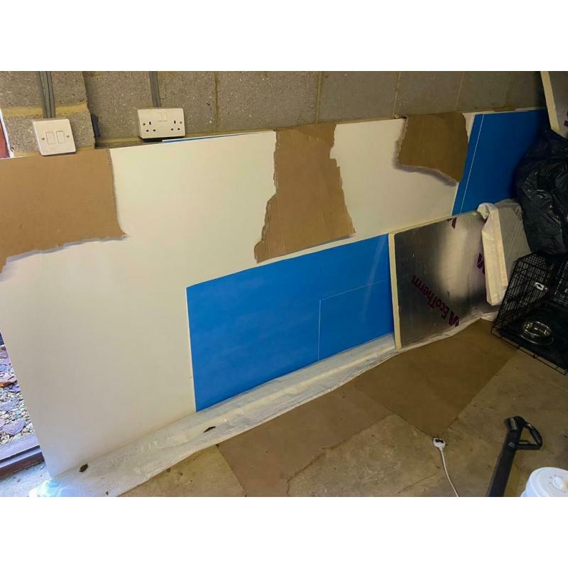 White solid PVC cladding 2mm Gloss white