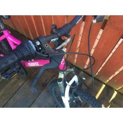 Muddy fox Havana girls pink bike.
