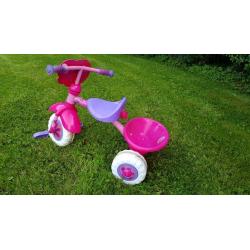 GIRLS BARBIE TRICYCLE