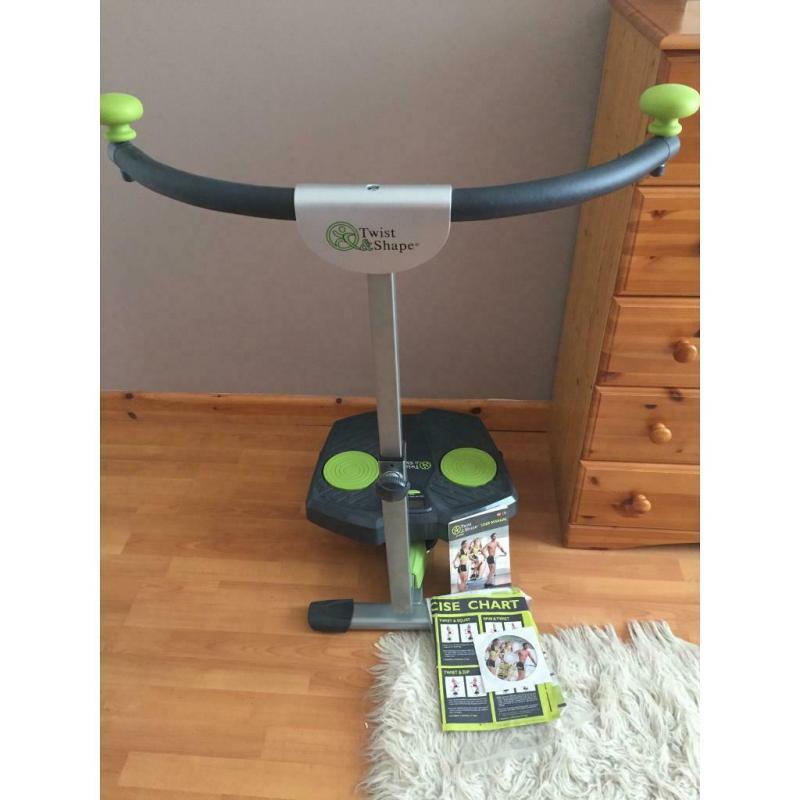 Twist & Shape exercise workout machine