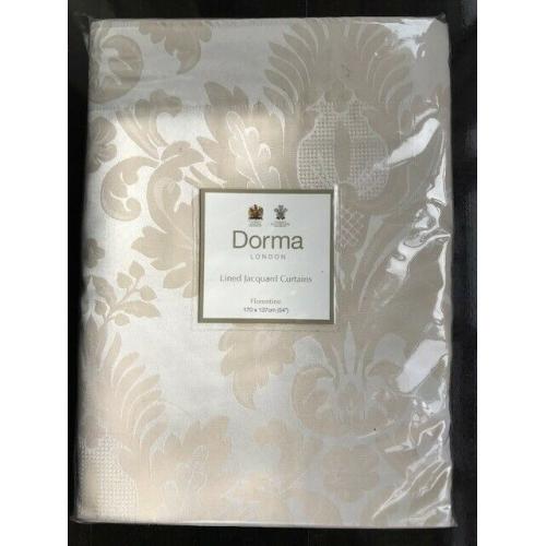 New - Dorma Florentine lined curtains (170 x 137cm). ?80 ONO