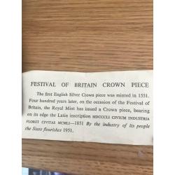 Festival of Britain Coin 1951