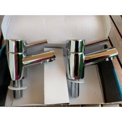 Brand new Prism Chrome Plated Basin Taps