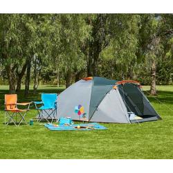 Ozark Trail Grey and Orange Double-layer 4-Person dome Tent