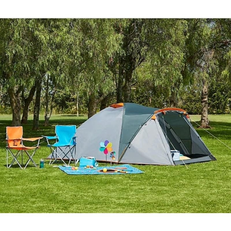 Ozark Trail Grey and Orange Double-layer 4-Person dome Tent