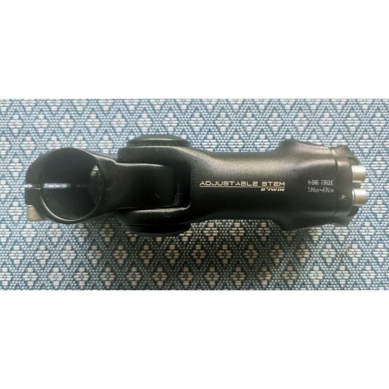 Btwin adjustable stem, 26mm handlebar diameter, 1-1/8" steerer diameter, 105mm length