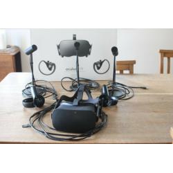 Oculus Rift CV1 Virtual Reality Headset + 3 Sensors + 2 Touch Controllers