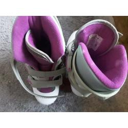 Roller skates girls size one 1
