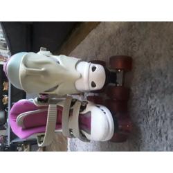 Roller skates girls size one 1