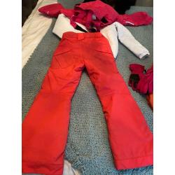 Girls Pink Ski Pants