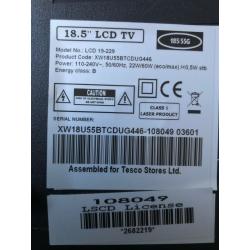 TV. (19"?} with integral DVD player