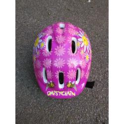 CHILDREN'S DUNLOP ROLLER BLADES - in PINK with helmet for sizes 1-4