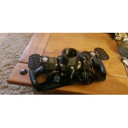 Thrustmaster steering wheel add on.