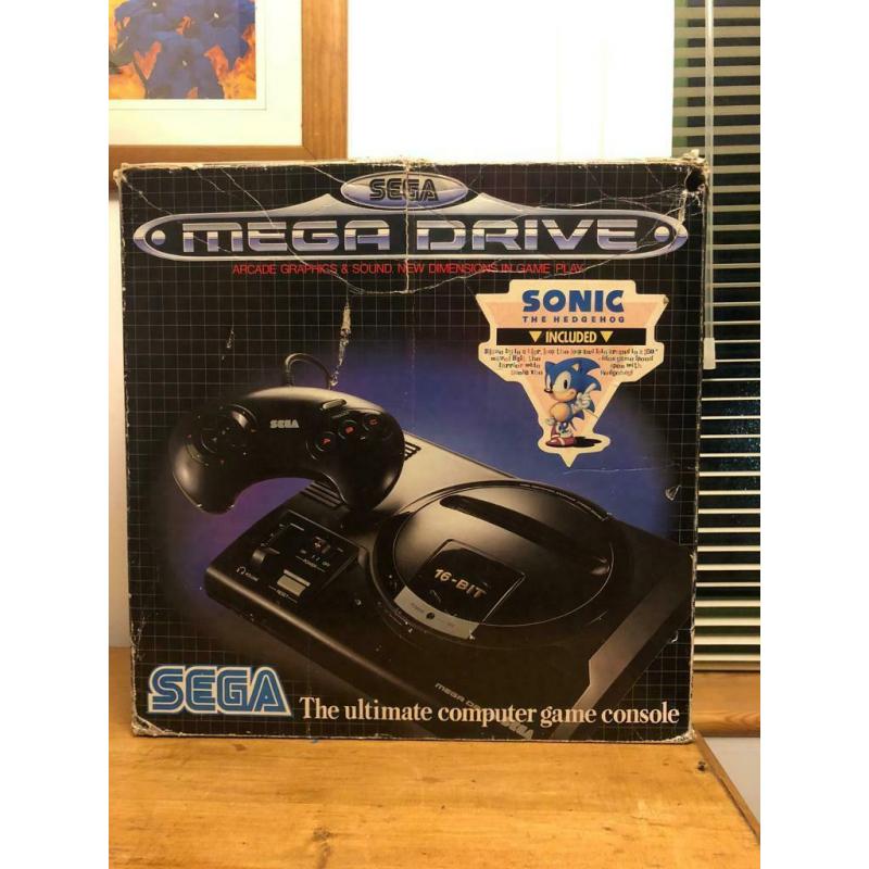 Sega MegaDrive with Sonic