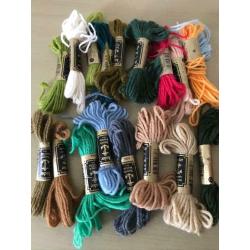 Wicker basket and wool wraps