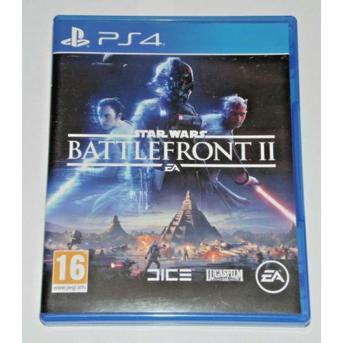 SONY PLAYSTATION PS4 GAME STAR WARS BATTLEFRONT 2 II LUCAS FILM EA DICE 16 PAL.*