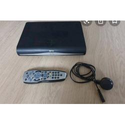 Sky +Hd box with remote and power lead
