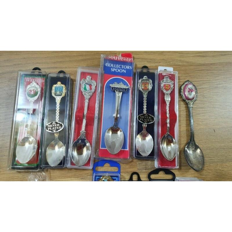 Bundle of 13 decorative spoons