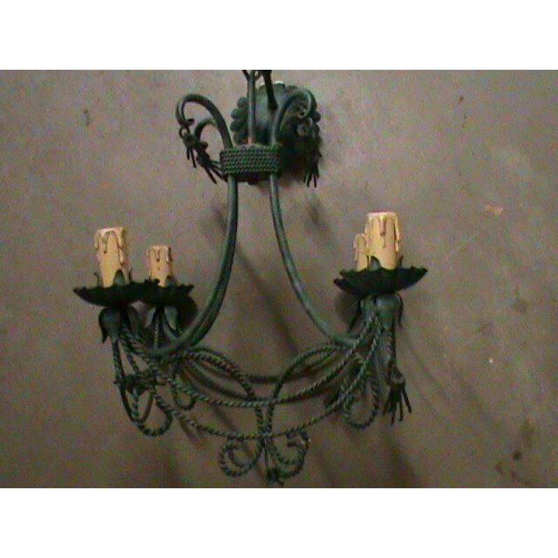ceiling light with four matching wall lights
