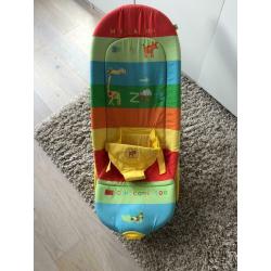 MOTHERCARE BABY BOUNCER WITH VIBRATIONS ~ UNISEX ~ ZOO THEME