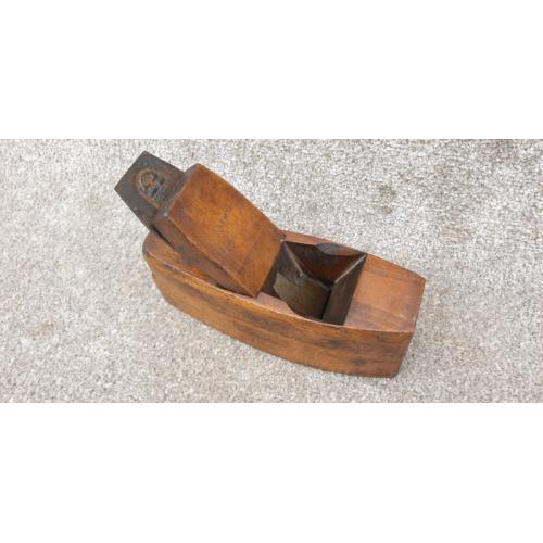 Wooden coffin smoothing plane Wm Marple & Son