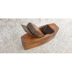 Wooden coffin smoothing plane Wm Marple & Son