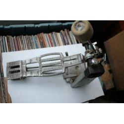 Premier 252 single bass drum pedal - Leicester - '80s - later version/vented 'board- Vintage