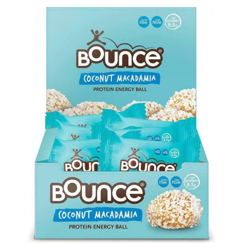 Bounce coconut macadamia protein balls