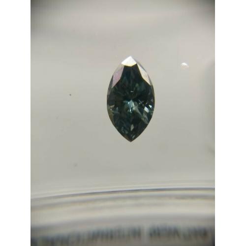 Diamond Fancy Dark Bluish Grey 0.48 ct Marquise cut