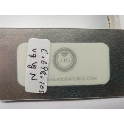 Diamond Fancy Dark Bluish Grey 0.48 ct Marquise cut