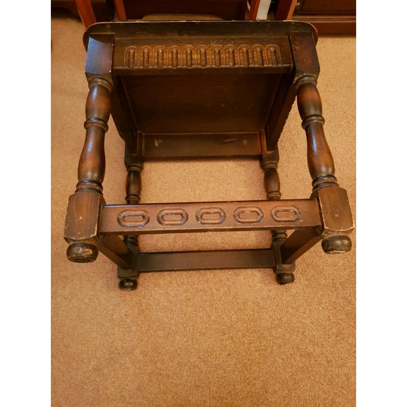 Vintage side table/ stool