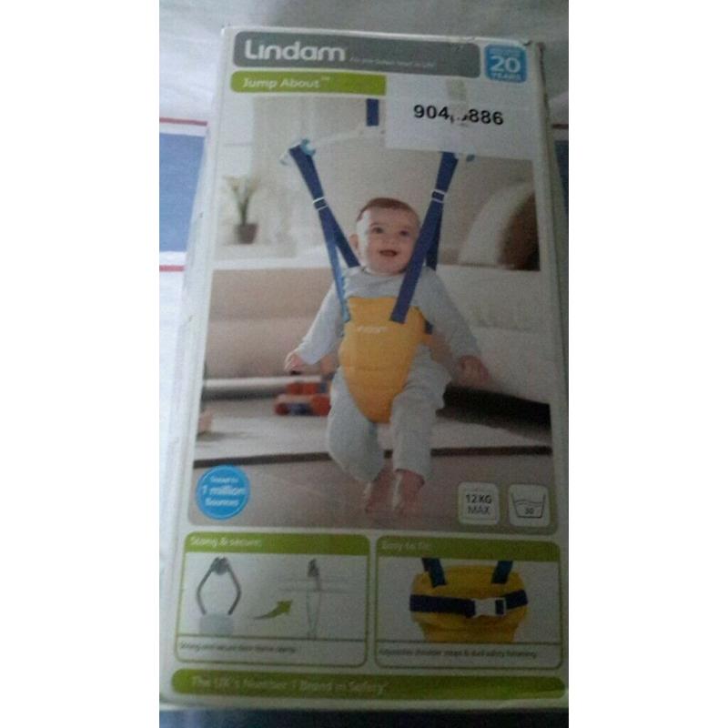 Lindam baby bouncer in box