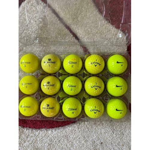 Coloured balls