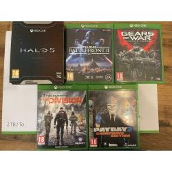 Xbox one S 2tb plus 5 games