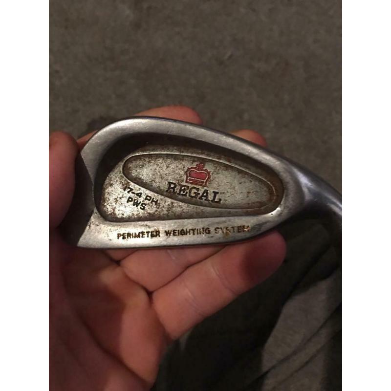 Selection of golf clubs