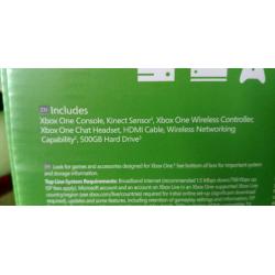 XBOX ONE Console, 500GB and Minecraft game