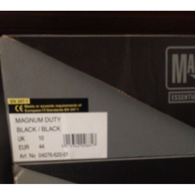 Magnum Duty Shoes size 10