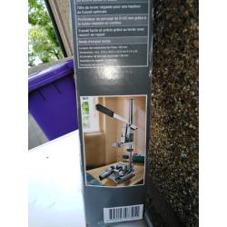 Drill stand included bench clamping device
