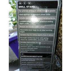 Drill stand included bench clamping device