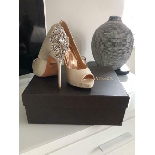 Badgley Mischka Kiara Wedding Shoes Size 5/6