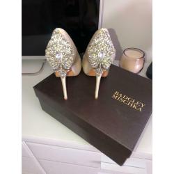 Badgley Mischka Kiara Wedding Shoes Size 5/6