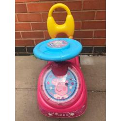 Peppa pig ride on toy