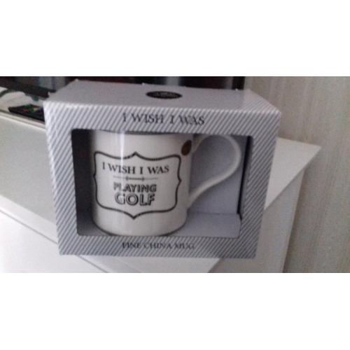 New golf mug