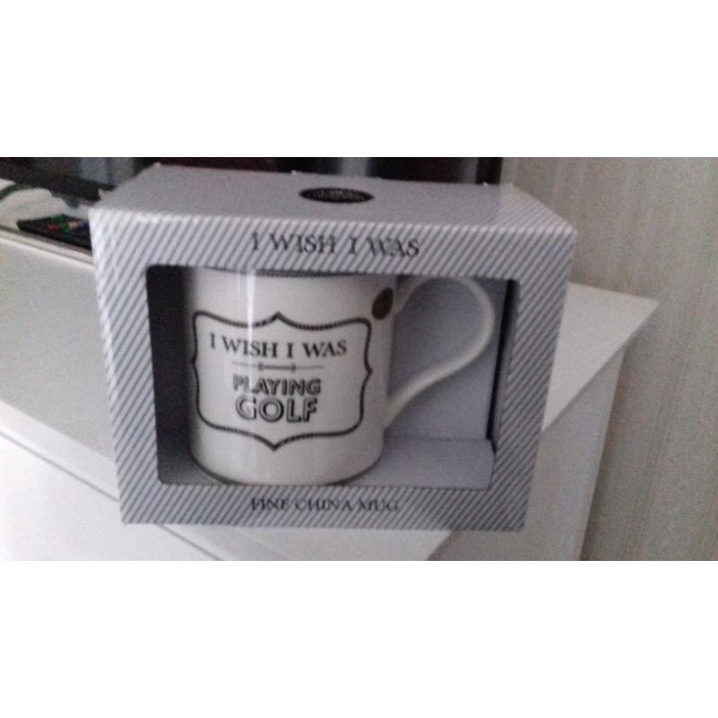 New golf mug