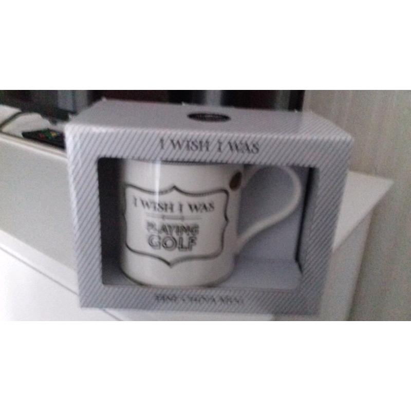 New golf mug
