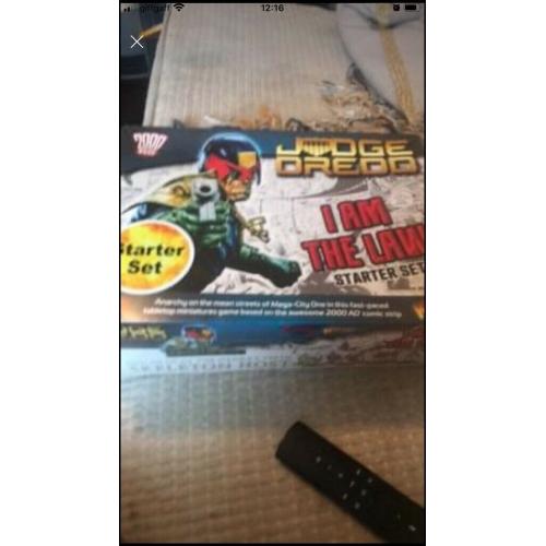 Judge Dredd I am the Law - starter kit
