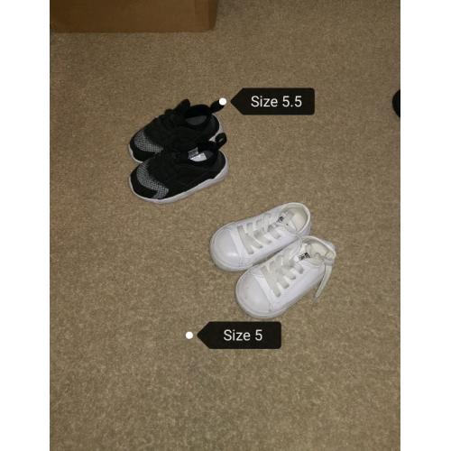 Boys trainers various sizes. (27 pairs)
