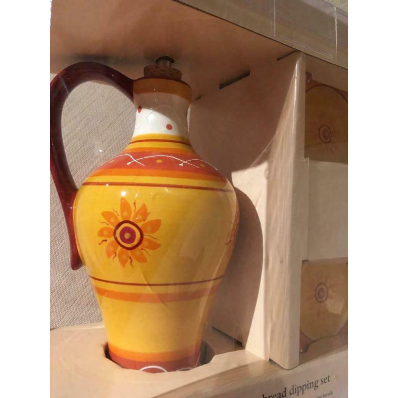 Mediterranean-style Bread Dipping Set - brand new, unused
