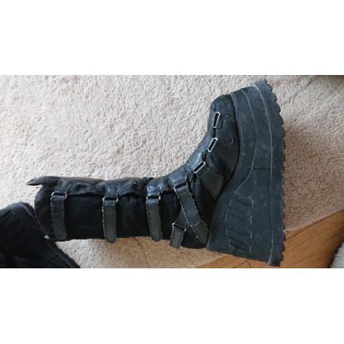 Gothic,punk,cyber boots size 8